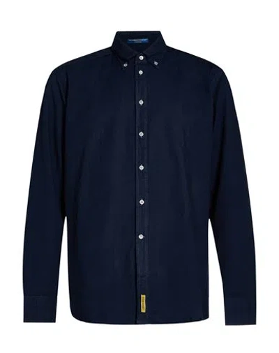 B.d.baggies B. D.baggies Man Shirt Midnight Blue Size L Cotton