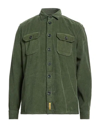 B.d.baggies B. D.baggies Man Shirt Military Green Size L Cotton