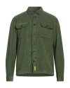 B.d.baggies B. D.baggies Man Shirt Military Green Size M Cotton In Green