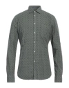 B.d.baggies B. D.baggies Man Shirt Military Green Size Xl Cotton In Green
