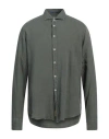 B.d.baggies B. D.baggies Man Shirt Military Green Size Xl Linen In Green