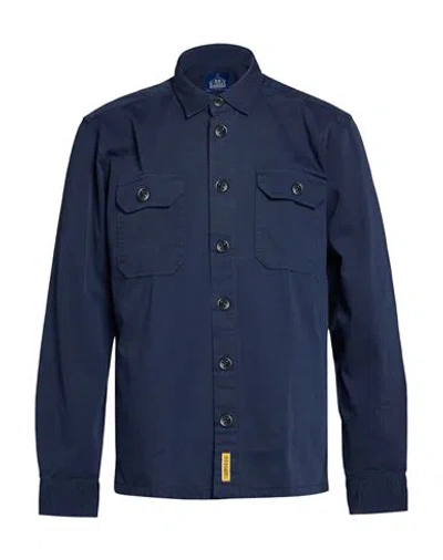 B.d.baggies B. D.baggies Man Shirt Navy Size M Cotton In Black