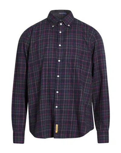 B.d.baggies B. D.baggies Man Shirt Navy Size Xl Cotton In Black