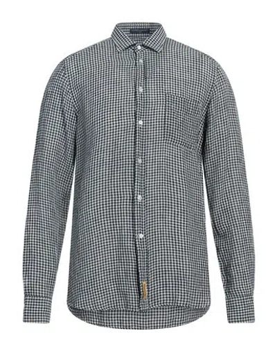 B.d.baggies B. D.baggies Man Shirt Navy Size Xl Linen