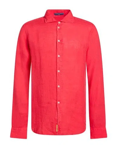 B.d.baggies B. D.baggies Man Shirt Red Size 15 Linen