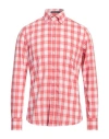 B.d.baggies B. D.baggies Man Shirt Red Size L Cotton In Red