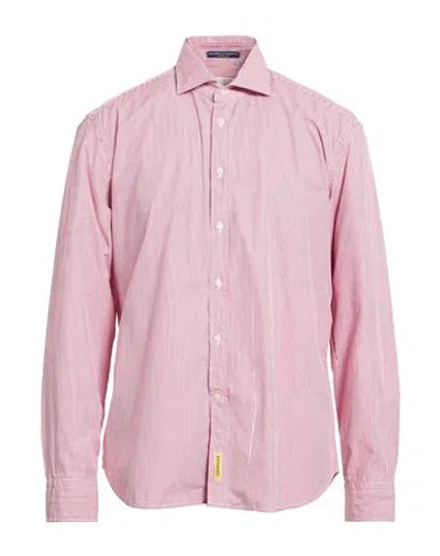 B.d.baggies B. D.baggies Man Shirt Red Size Xxl Cotton