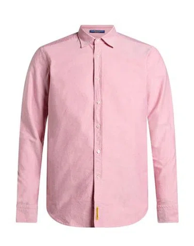B.d.baggies B. D.baggies Man Shirt Red Size Xxl Cotton In Pink