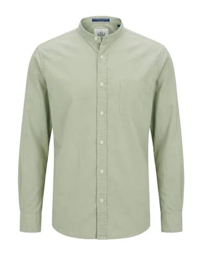 B.d.baggies B. D.baggies Man Shirt Sage Green Size M Cotton, Elastane