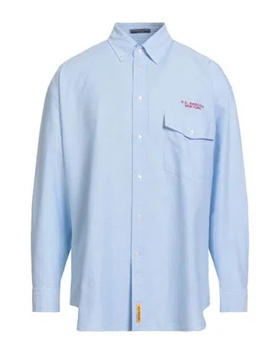 B.d.baggies B. D.baggies Man Shirt Sky Blue Size L Cotton