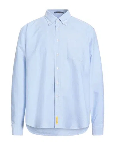 B.d.baggies B. D.baggies Man Shirt Sky Blue Size Xxl Cotton
