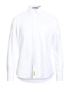 B.d.baggies B. D.baggies Man Shirt White Size S Cotton In White