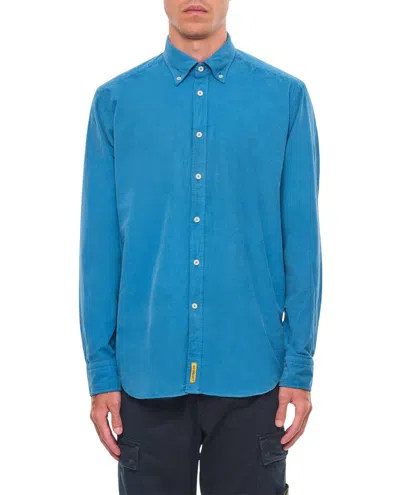 B.d.baggies Cotton Shirt In Blue
