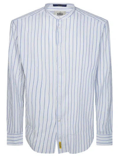 B.d.baggies Bdbaggies Men's Seersucker Shirt - Ss26 In White