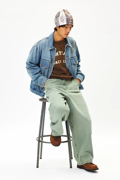 Bdg 2000s Mega Baggy Jean In Light Grey, Men's At Urban Outfitters