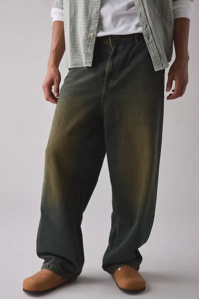 Bdg 2000s Mega Baggy Jean In Sea Moss, Men's At Urban Outfitters In Green