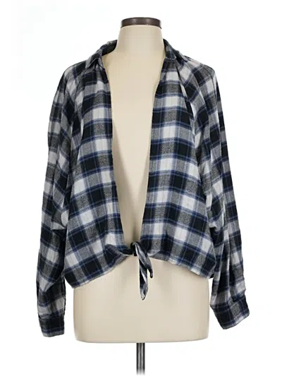 Pre-owned Bdg 3/4 Sleeve Blouse In Blue