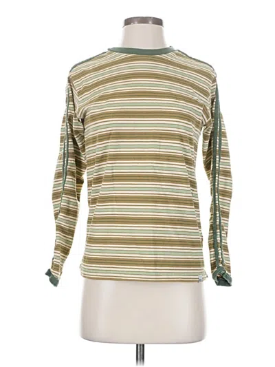 Pre-owned Bdg 3/4 Sleeve T-shirt In Green