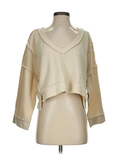 Pre-owned Bdg 3/4 Sleeve T-shirt In Tan