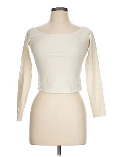 Pre-owned Bdg 3/4 Sleeve T-shirt In White