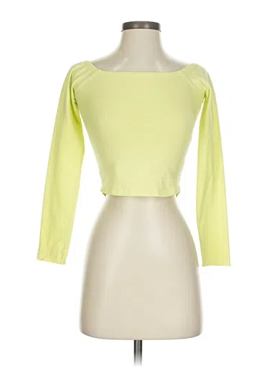 Pre-owned Bdg 3/4 Sleeve T-shirt In Yellow