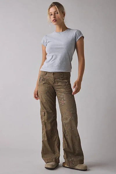 Bdg 360 Utility Low-rise Straight Leg Pant In Green, Women's At Urban Outfitters