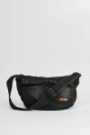 Bdg Acid Wash Cargo Crossbody Bag In Dark Denim, Men's At Urban Outfitters