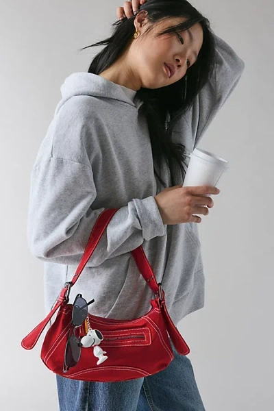 Bdg Ash Nylon Shoulder Bag In Red, Women's At Urban Outfitters