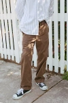 Bdg Austin Straight Fit Chino Pant In Chocolate, Men's At Urban Outfitters In Brown