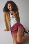 Bdg Becca Brushed Knit Oversized Cardigan In Brown, Women's At Urban Outfitters