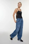 Bdg Bella Baggy Carpenter Jean In Light Blue, Women's At Urban Outfitters