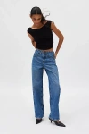 Bdg Bella Baggy Jean In Vintage Denim Light, Women's At Urban Outfitters