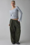 Bdg Bobbi Baggy Pull-on Pant In Holly, Women's At Urban Outfitters In Gray