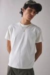 Bdg Bonfire Cropped Cotton Tee In Off White, Men's At Urban Outfitters