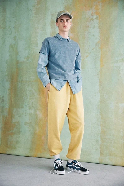 Bdg Bonfire French Terry Jogger Sweatpant In Bright Gold At Urban Outfitters In Bright Gold