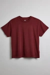Bdg Bonfire Cropped Cotton Tee In Berry, Men's At Urban Outfitters
