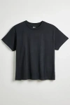 Bdg Bonfire Cropped Cotton Tee In Black, Men's At Urban Outfitters
