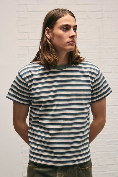 Bdg Bonfire Tee In Navy, Men's At Urban Outfitters