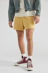 Bdg Bonfire Volley Sweatshort In Bright Gold, Men's At Urban Outfitters