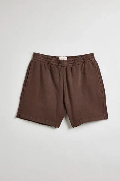 Bdg Bonfire Volley Sweatshort In Chocolate Brown, Men's At Urban Outfitters