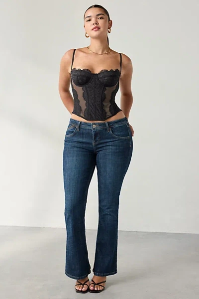 Bdg Brooke Low-rise Flare Jean In Kansas Wash, Women's At Urban Outfitters In Blue