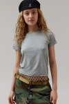 Bdg Burnout Boy Tee In Grey, Women's At Urban Outfitters