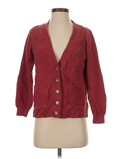 Pre-owned Bdg Cardigan Sweater In Burgundy