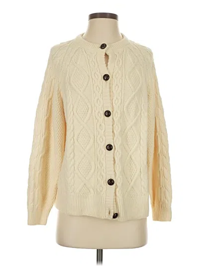 Pre-owned Bdg Cardigan Sweater In White
