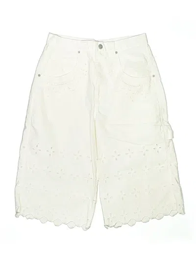 Pre-owned Bdg Cargo Shorts In White