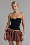 Bdg Carla Sweetheart Neckline Ribbed Knit Tube Top In Black, Women's At Urban Outfitters