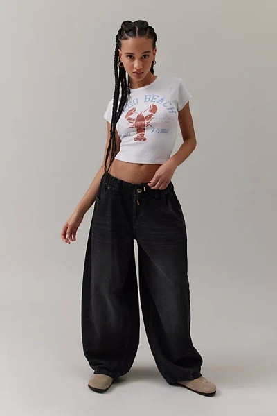 Bdg Carter Cocoon Baggy Jean In Black, Women's At Urban Outfitters