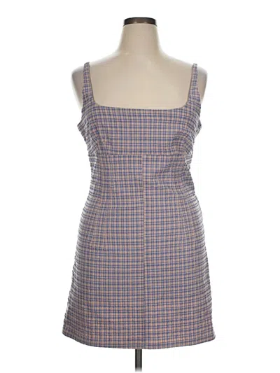 Pre-owned Bdg Casual Dress In Blue