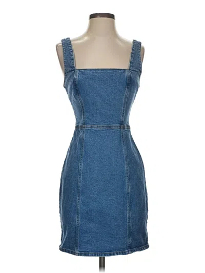 Pre-owned Bdg Casual Dress In Blue