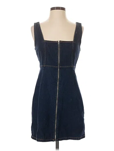 Pre-owned Bdg Casual Dress In Blue